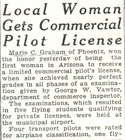 Commercial License March, 1930