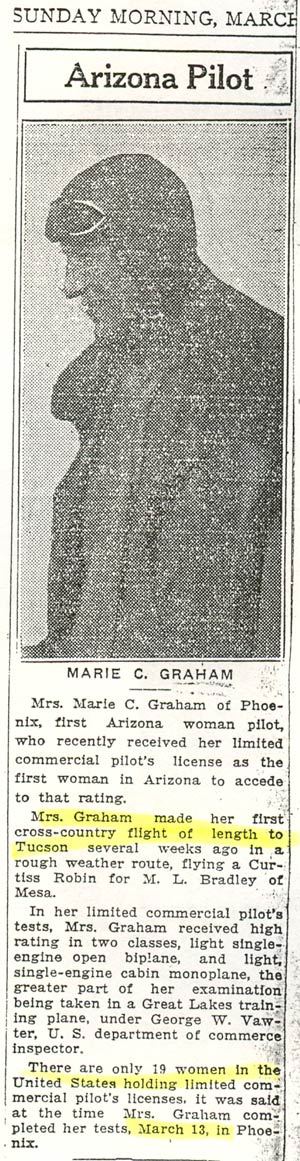Commercial License, March 1930