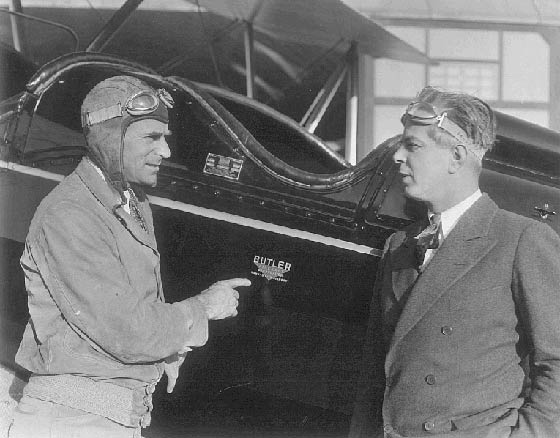 Jim Granger (L) With "Hoot" Gibson and Black Hawk, Date & Location Unknown (Source: Granger)