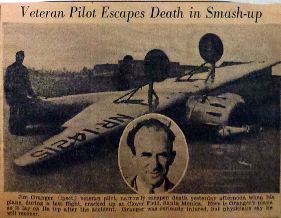 Undated & Unsourced News Article, Ca. October, 1934 (Source: NASM)