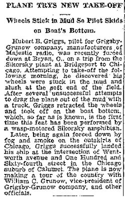 Unsourced News Article, February 9, 1930 (Source: Woodling)