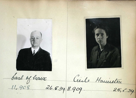 Cecile Hamilton, Pilot Training Mug Shot, May 25, 1934 (Source: ancestry.com) 