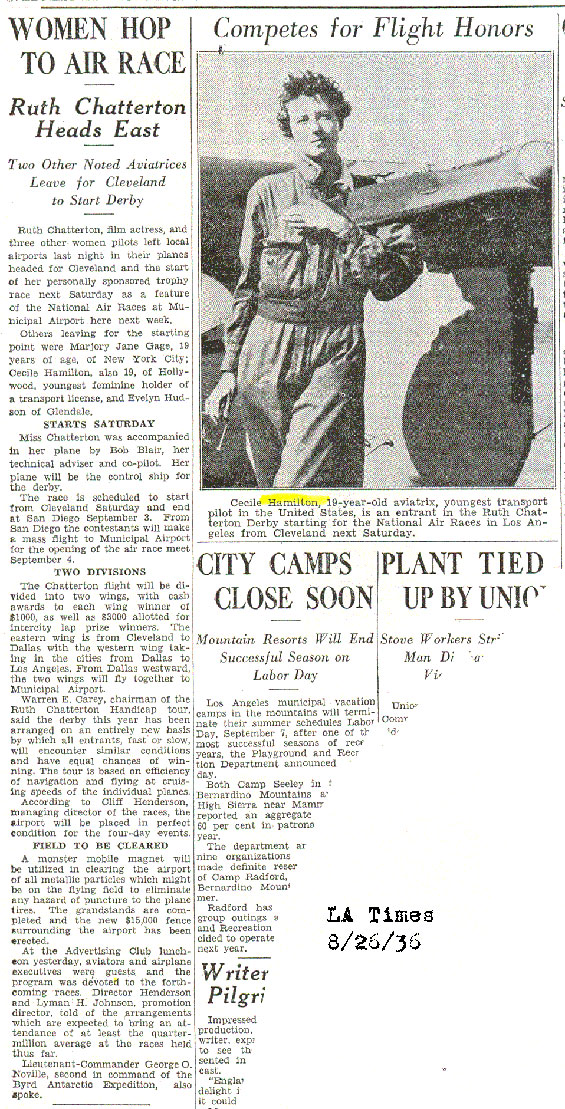 Los Angeles Times, August 26, 1936 (Source: newspapers.com) 