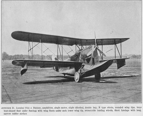 Loening OA-1C Type, 1929