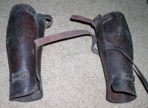 Bill Jamison's WWI Uniform, Leggings Detail (Source: Bolle) 