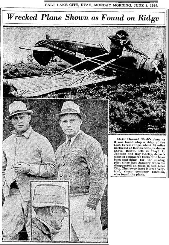Salt Lake City Tribune, June 1, 1936 (Source: newspapers.com)