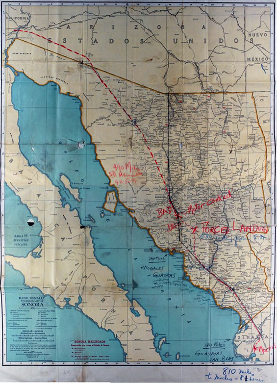 Rand-McNalley Map of Sinaloa, Date Unknown (Source: SDAM Flickr Stream)