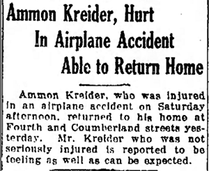Lebanon Daily News (PA), August 14, 1923 (Source: newspapers.com via Site Visitor)