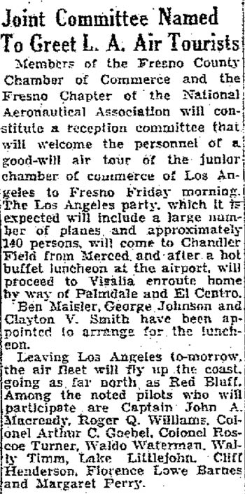 Fresno Bee, October 28, 1929