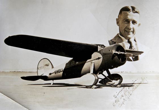John Macready, NC926Y, Signed Souvenir, Ca. 130-35 (Source: Howard)