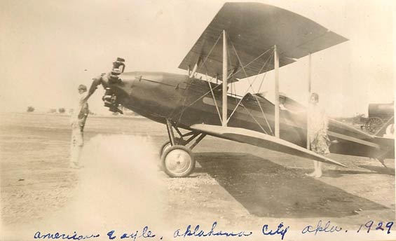 American Eagle Airplane, Ca. 1929 (Source: Tietz) 