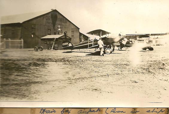 Don Mathers and NC808E, Ca. 1929 (Source: Tietz)