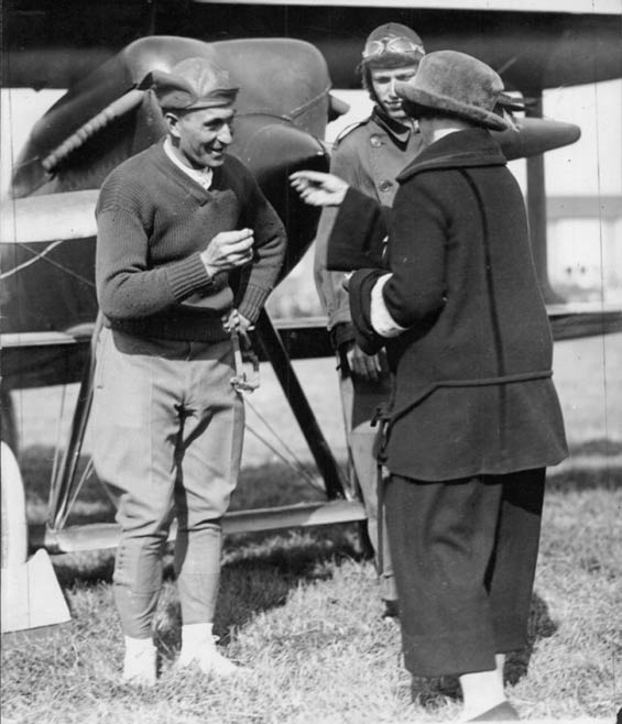 Russell Maughan (L), Date & Location Unknown (Source: Heins)