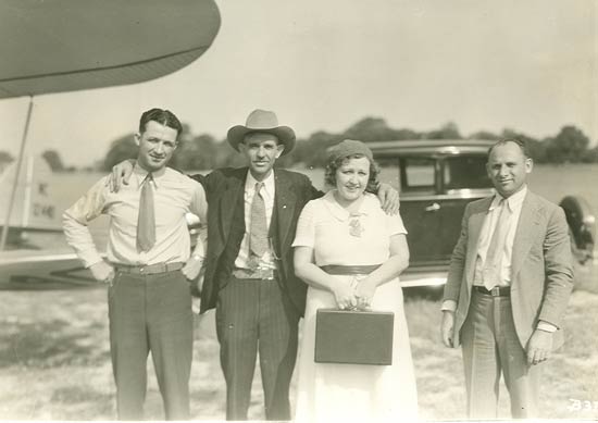 Clarence McElroy, Charles Mayse and wife, Lola, Gordon McElroy