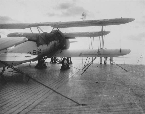 Corsairs on Deck; Sunrise or Sunset, Ca. 1928-30 (Source: Barnes)