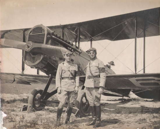 E.E. Aldrin, Sr. (L) With His Father-in-Law, Army Chaplain Faye A. Moon