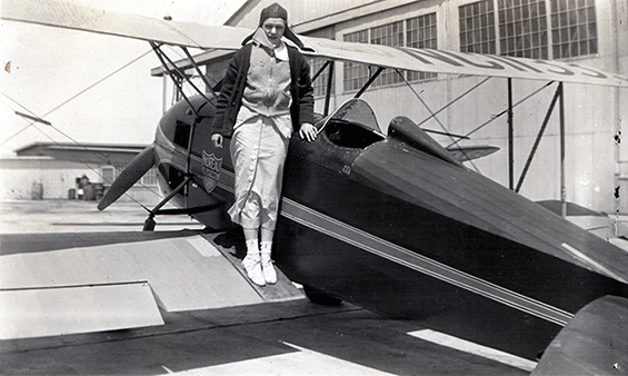 Great Lakes NC11337 With Martha Nuland, Ca. 1937-38 (Source: Visitor)
