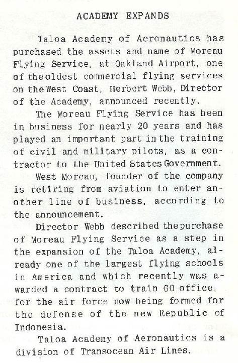 Taloa News Magazine, November, 1950 (Source: Web)