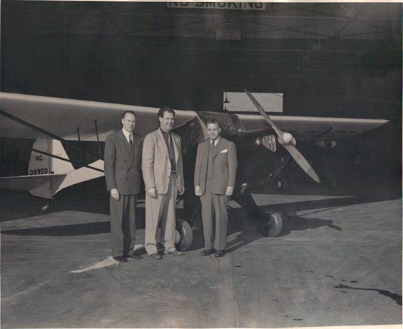 West Moreau (C), Taylorcraft NC39950, Ca. 1945 (Source: Moreau)