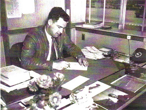 West Moreau at Desk, Date Unknown (Source: Moreau)
