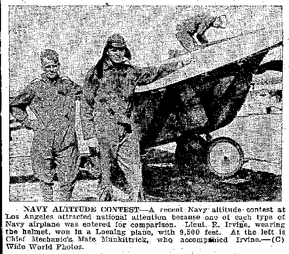 Seattle Times, August 14, 1921 (Source: Woodling)