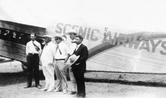 Dean W. Burford, George Hunt, Mickey Harrington, LaMar Nelson and William Delbridge, 1928 (Source AZ State Library)
