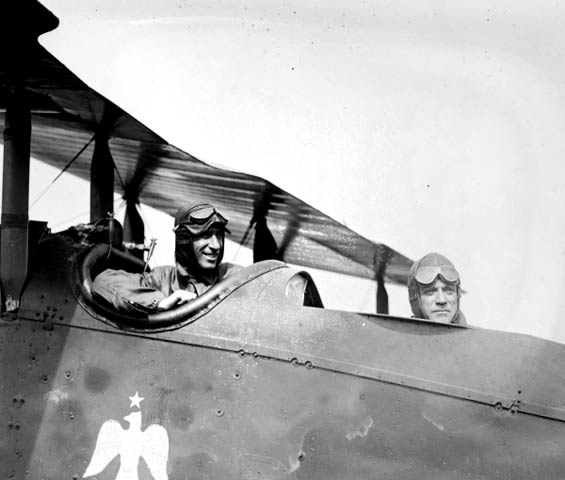 William Ocker (L) and General Menoher, Date & Location Unknown (Source: Heins)