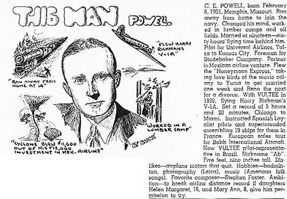 The Vultair, July, 1938 (Source: (Powell Family)