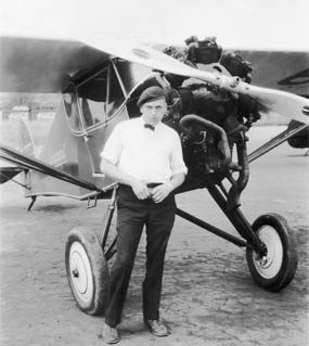 R.T. Quimby and NC8957, Date Unknown (Source: Web via Woodling)
