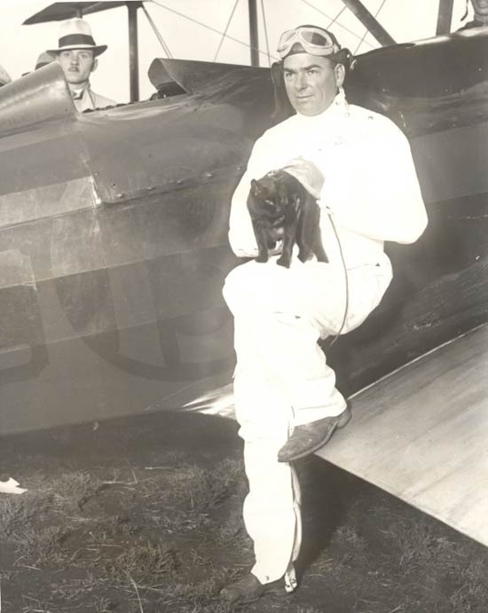 Tex Rankin, Black Cat and "13", Date Unknown