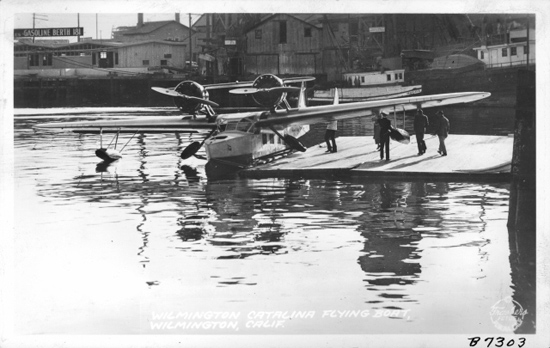 W-C Dolphin at Mainland Dock, 1938