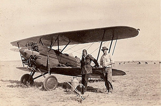 Ralph F. Skelton, Ca. Winter-Early Spring 1930, Location Unknown; Other Person Unidentified 