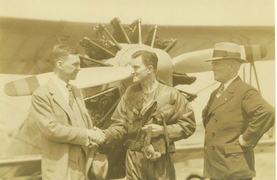 First Altitude Record, May 8, 1930 (Source: Web via Kalina)