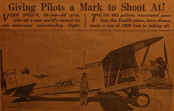 Vern Speich and his Zenith (Source: Lynn)