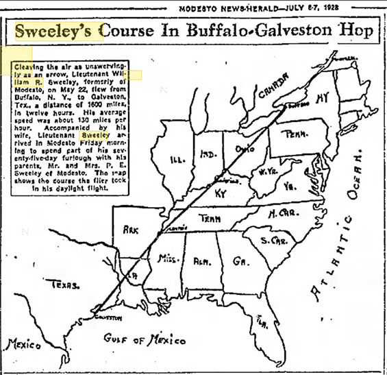 Modesto News-Herald, July 6, 1928 (Source: newspapers.com)