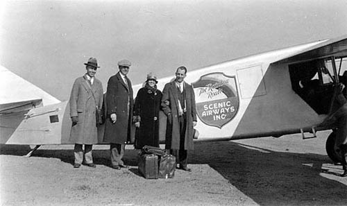 J. Parker Van Zandt, right, ca. 1928