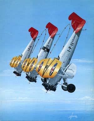 The "Three Sea Hawks," Ca. 1928 (Source: AAHSJ via Woodling)