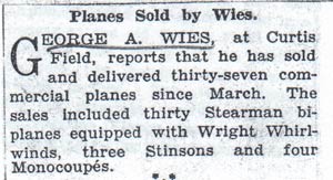 The New York Times, November 25, 1923 (Source: NASM)