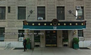 246 West End Ave., New York City, January, 2011 (Source: Google Earth)