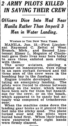 The New York Times, January 16, 1931 (Source: Woodling)