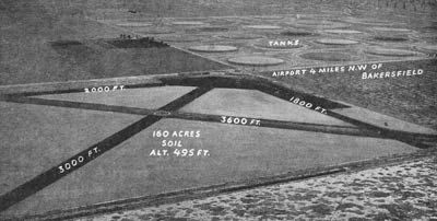 Kern County Airport, Bakersfield, CA, Ca. 1933 (Source: Webmaster)