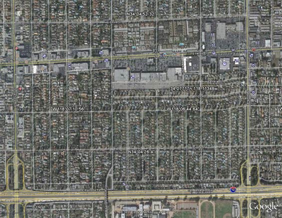 Alhambra Airport, Ca. 2010 (Source: Google Earth)