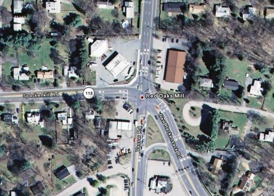 Location of old Poughkeepsie Airfield, 2008